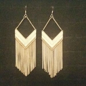 Boutique dangle fringe earrings